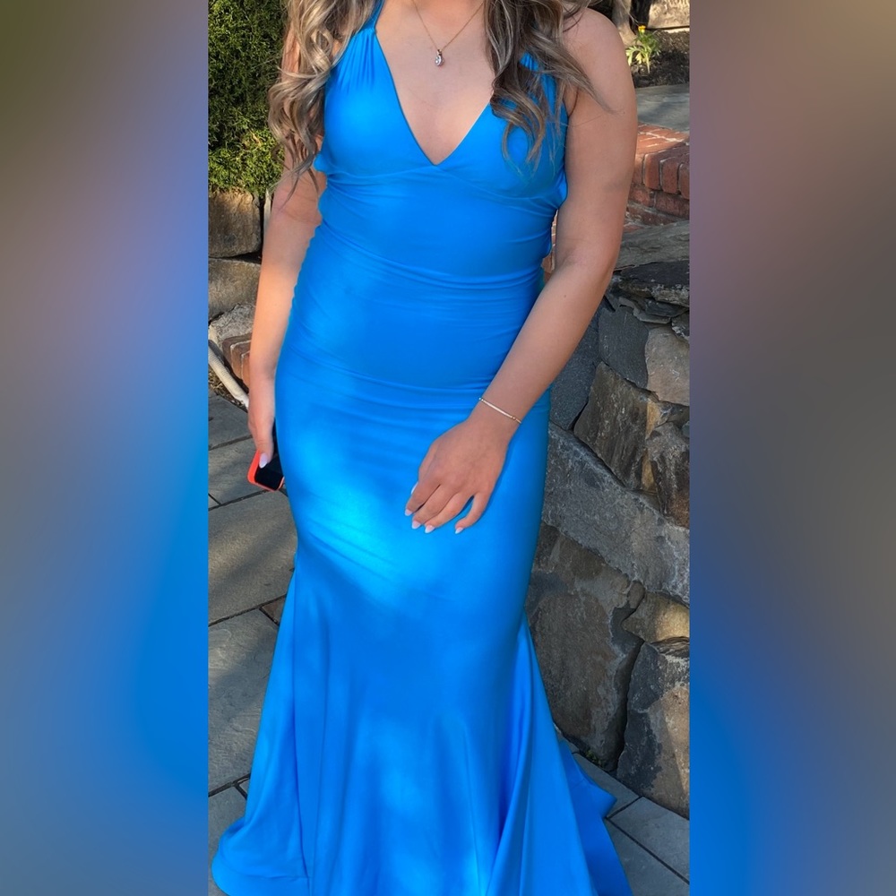 Atria prom dress Style 6502H turquoise